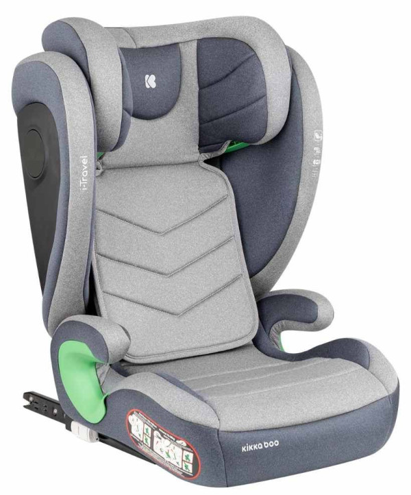 Autosediste I Travel, I-SIZE Isofix, Kikka Boo, Light Grey