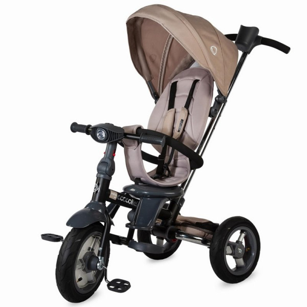 Tricikl VELO 4u1, Coccolle, sa tendom, Beige