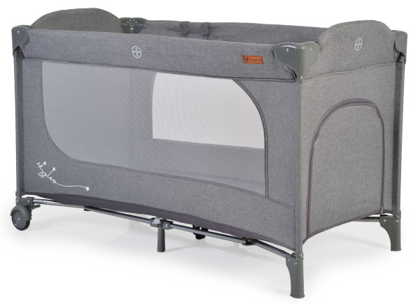 Krevetac za bebe SKYGLOW 1 nivo, Cangaroo, Grey