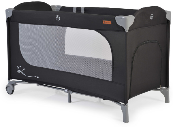 Krevetac za bebe SKYGLOW 1 nivo, Cangaroo, Black