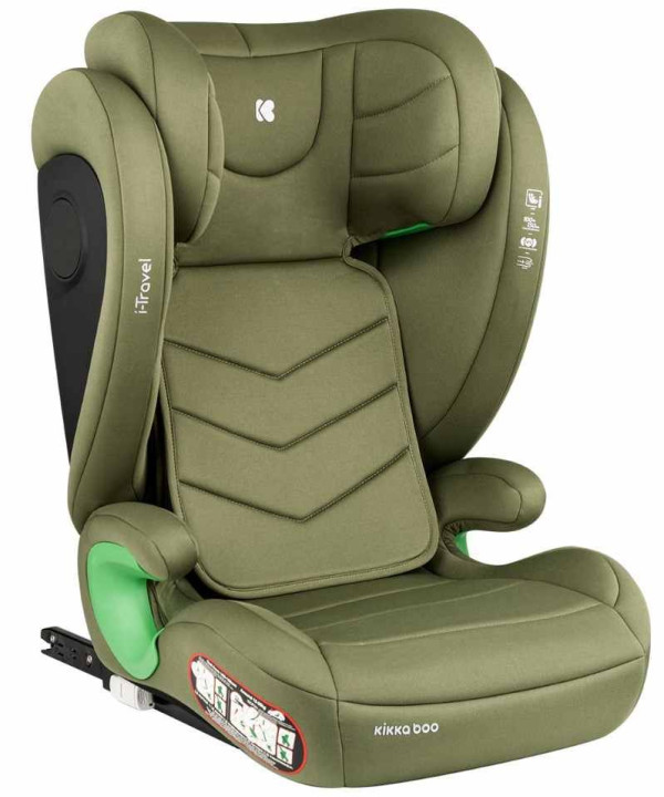 Autosediste I Travel, I-SIZE Isofix, Kikka Boo, Army Green