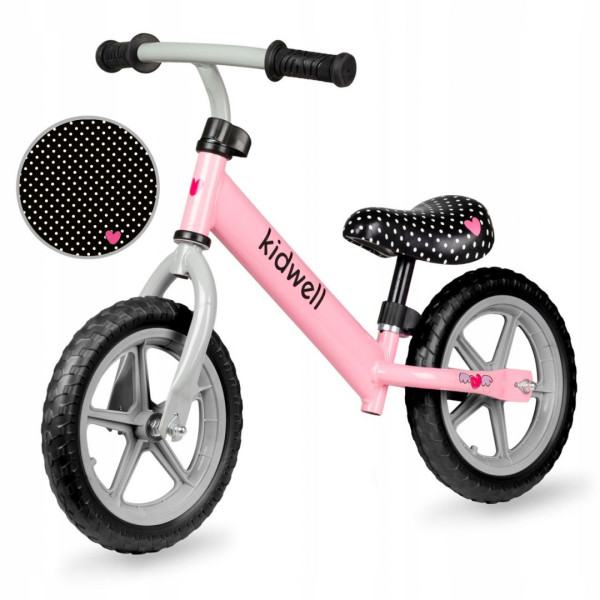 Bicikl za decu Balance bike REBEL, Kidwell, Pink