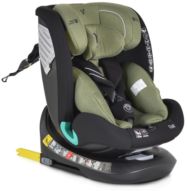 Autosediste za decu QUILL, I Size, Cangaroo, Green