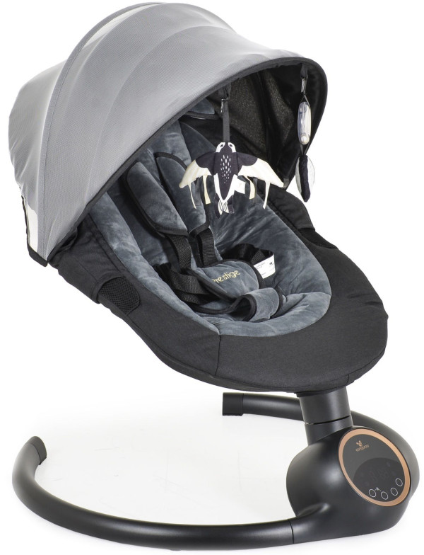 Ljuljaska za bebe PRESTIGE, do 9kg, Cangaroo, Dark Grey