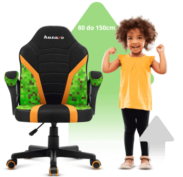 Stolica decija Ranger 1.0 Pixel Mesh, Huzaro