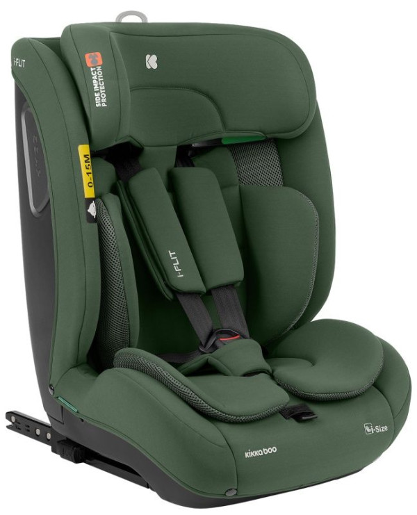 Autosediste I FLIT, I-SIZE Isofix, Kikka Boo, Army Green