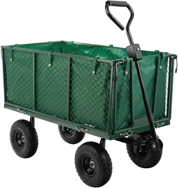 Bastenska kolica Zelena 240L, do 350kg