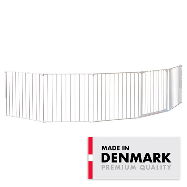 Zastitna ogradica Flex XXL 90-350cm BabyDan Bela