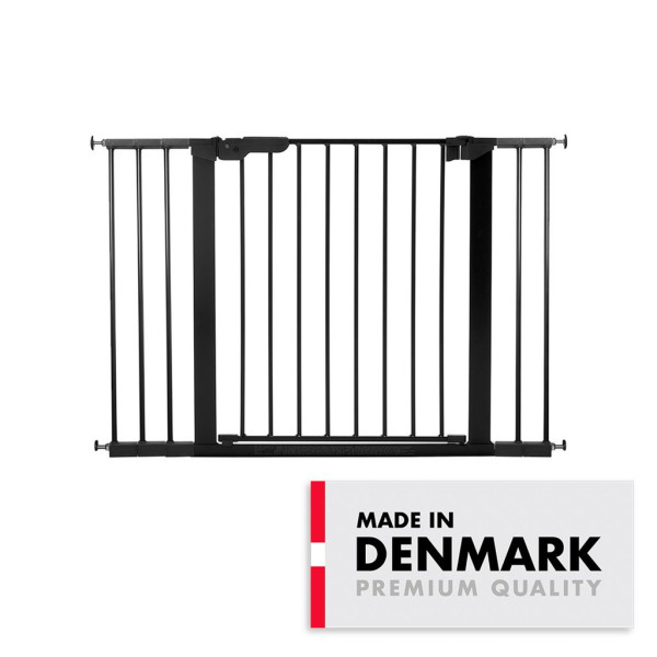 Zastitna ogradica Premier 105,5-112,8cm BabyDan Crna