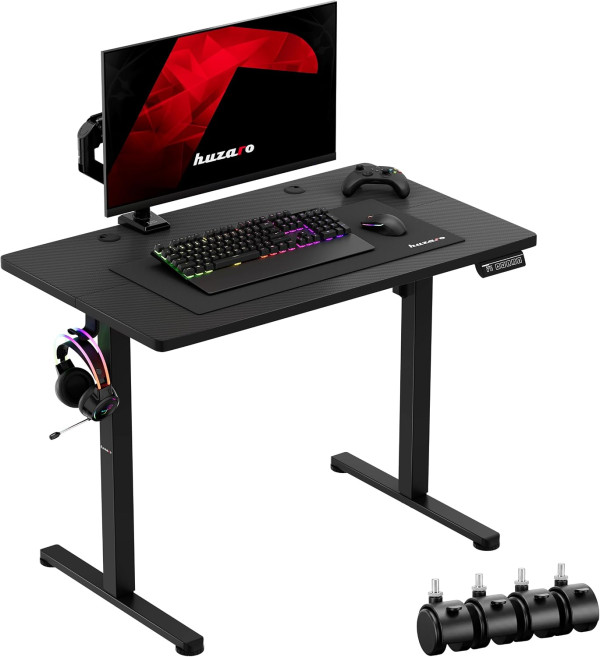 Radni sto Hero 7.8, Huzaro, Elektricni, Black