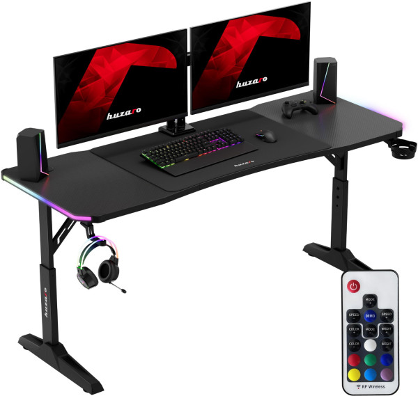 Gaming Sto Hero 4.6 RGB, Podesivi, Huzaro, Black