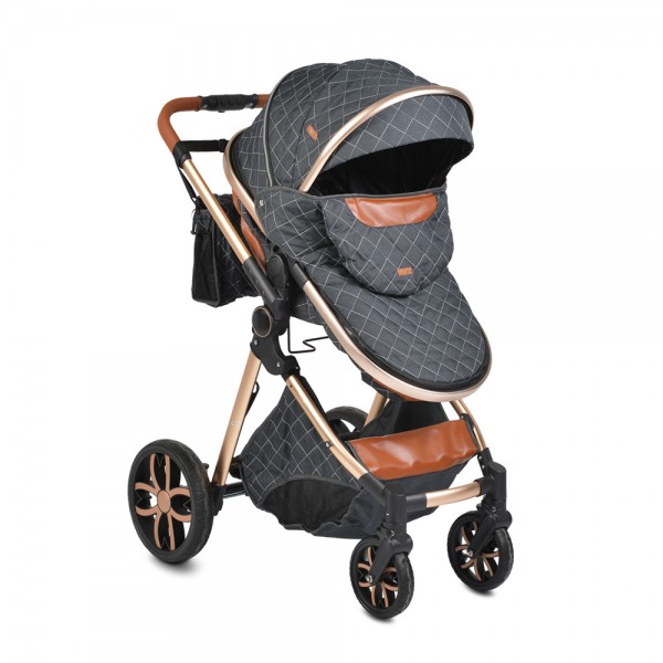 Kolica za bebe ALMA, Cangaroo, Black