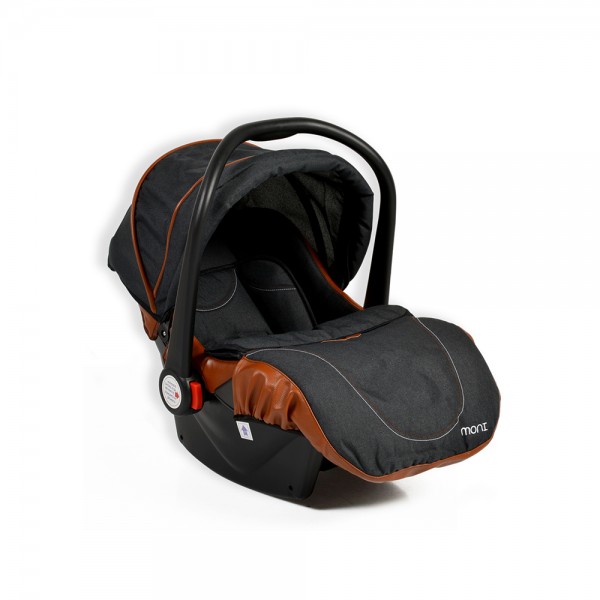 Autosediste nosiljka za bebe ALMA (0-13kg), Cangaroo, Black