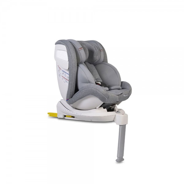 Autosediste za decu ADMIRAL, Isofix (0-36kg), Cangaroo, Light Grey