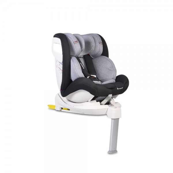 Autosediste za decu ADMIRAL, Isofix (0-36kg), Cangaroo, Dark Grey