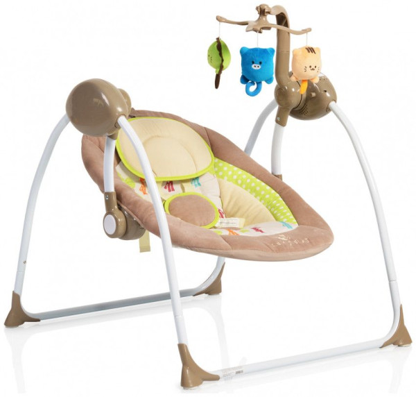 Ljuljaska za bebe SWING+, do 9kg, Cangaroo, Cappuccino